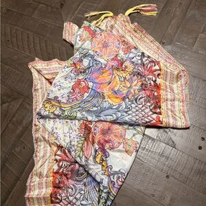 Johnny Was Akai Silk Scarf